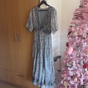 Free people lysette maxi dress medium